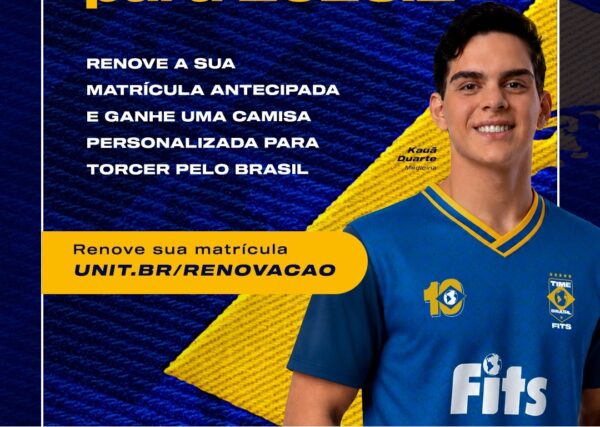 Renovação antecipada da matrícula na Fits pode garantir camisa exclusiva do Brasil